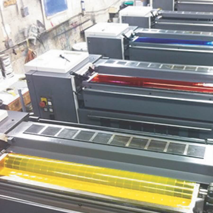Spectrum Packaging Outside View of Offset Printing Machine Thumbnail